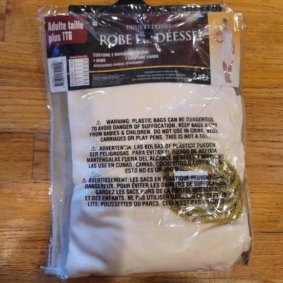 NIP God's & Goddesses Plus Size Robe Dress size XXL - Picture 4 of 4